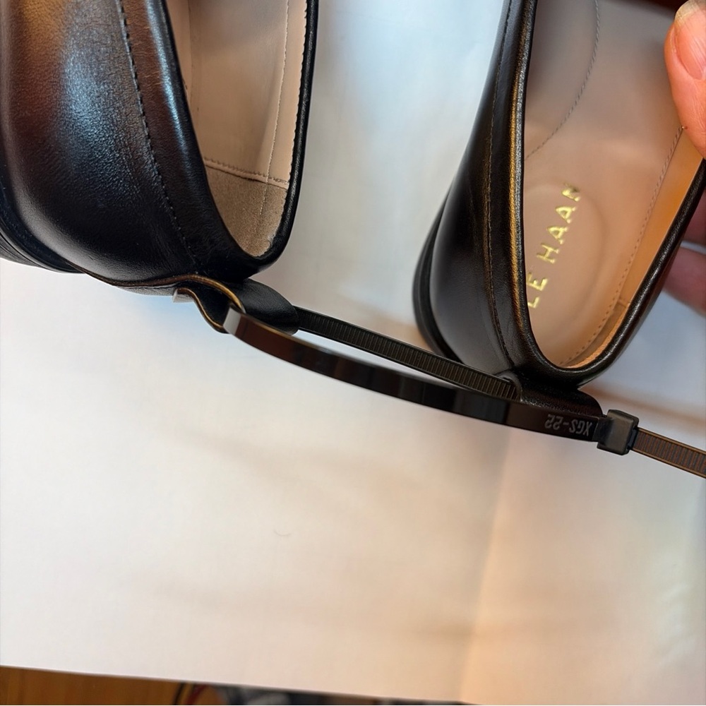 Cole Haan Shoes Womens Size 5B (L23) Black Stassi Penny Loafer LeatherW28188 - Picture 6 of 14